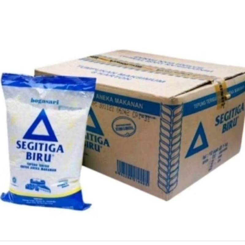 

Bogasari Tepung Segitiga Biru Ekonomis 1kg 12pcs