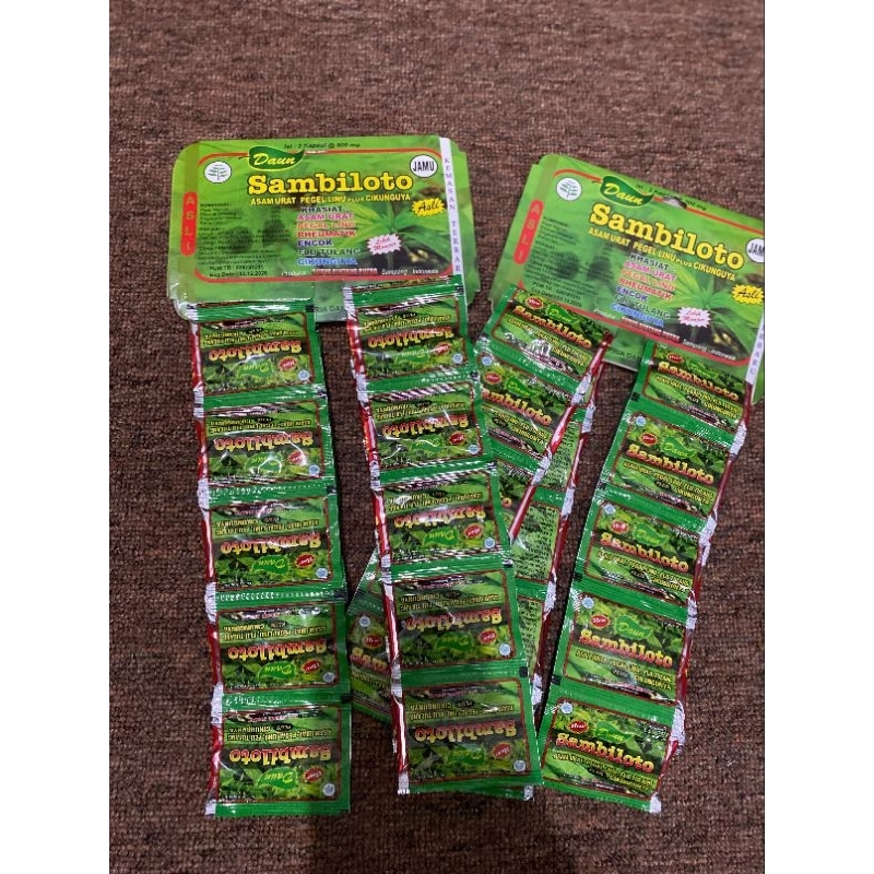 SAMBILOTO ORIGINAL KAPSUL