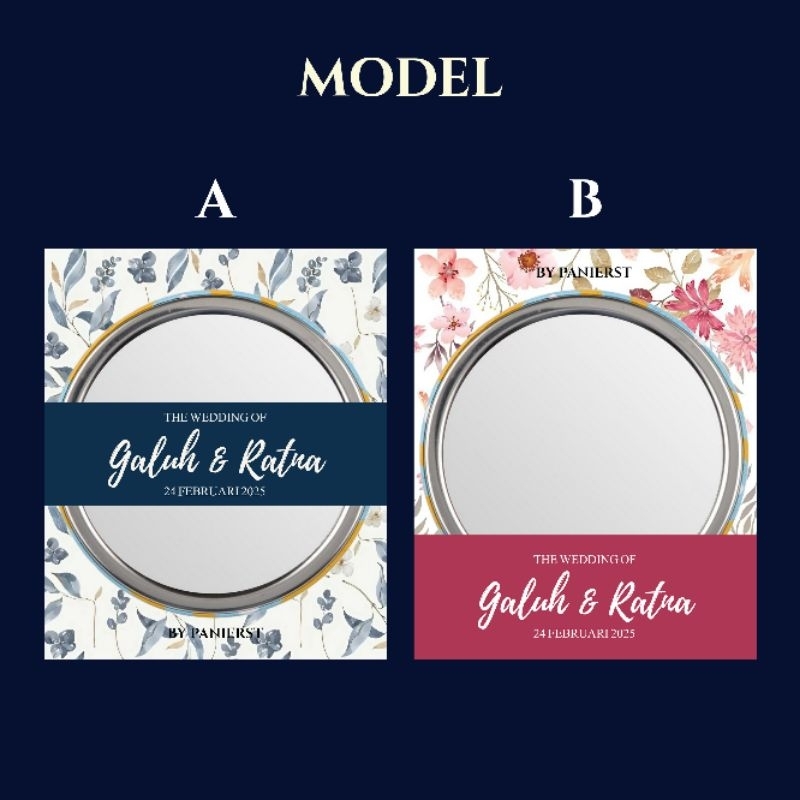 Souvenir Pernikahan Cermin Aesthetic | Souvenir Nikah | Cermin Souvenir