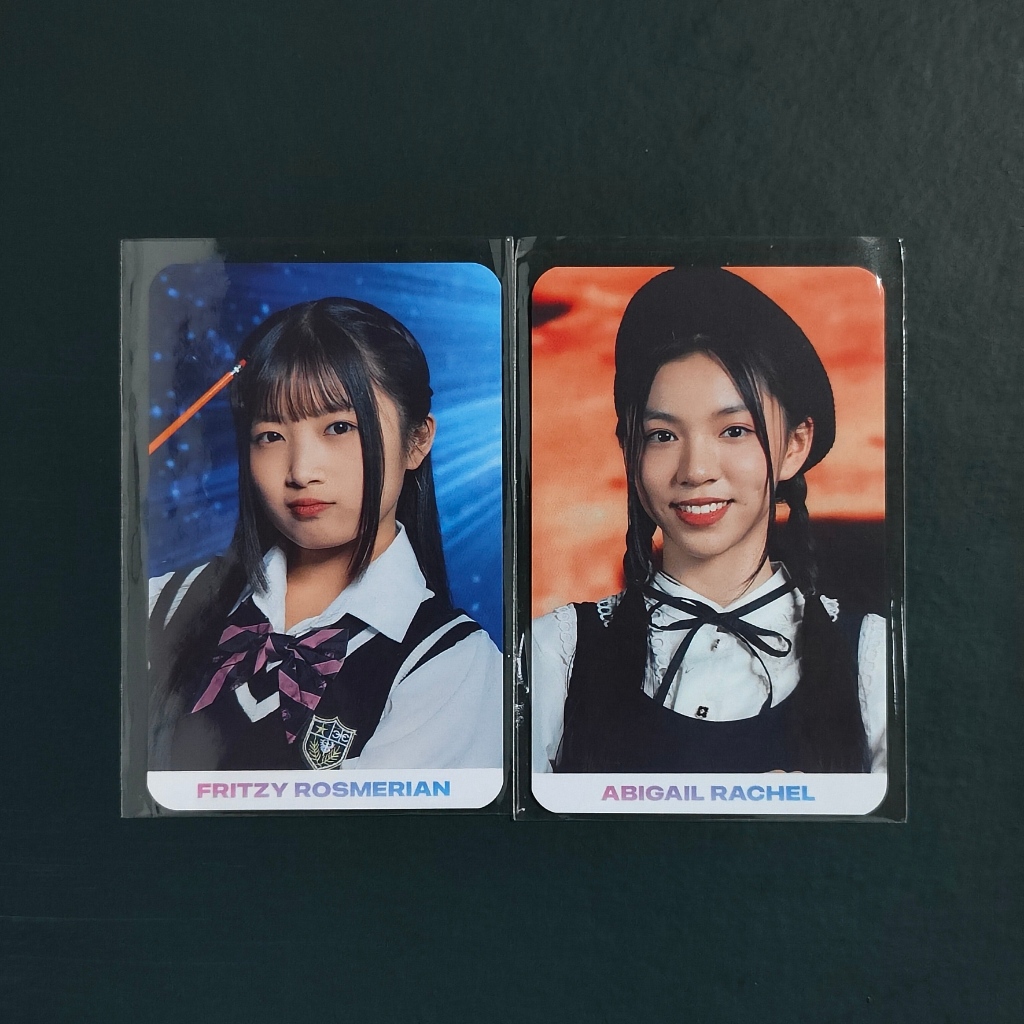 Bundling Photocard PC Official JKT48 Road To Sousenkyo 2024 RTS - Fritzy Rosmerian & Abigail Rachel 