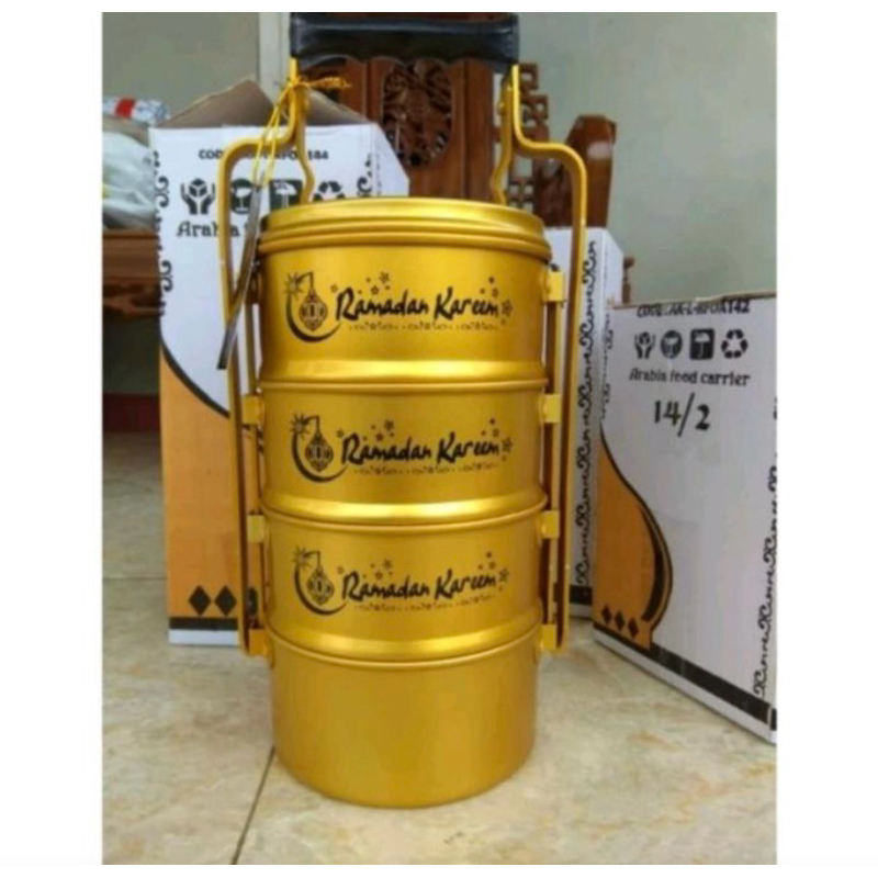 Rantang Arab Mazaya • Rantang Arab Susun Emas