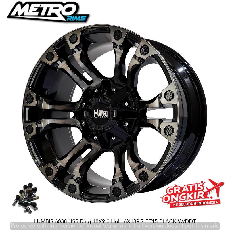 NEW Model velg semi offroad gagah ring 18 mobil pajero fortuner ford ranger tank300 velk hsr lumbis