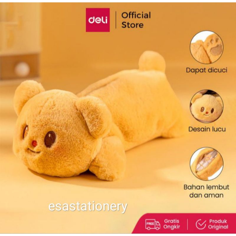 

Deli x Butterbear Kotak Pensil Boneka Beruang / Bear Pencil Pouch HY704