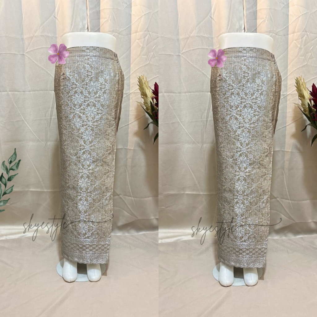 FLASH SALE STOCK TERBATAS ROK SPAN SONGKET BELAH SAMPING // ROK SONGKET TENUN // ROK SPAN