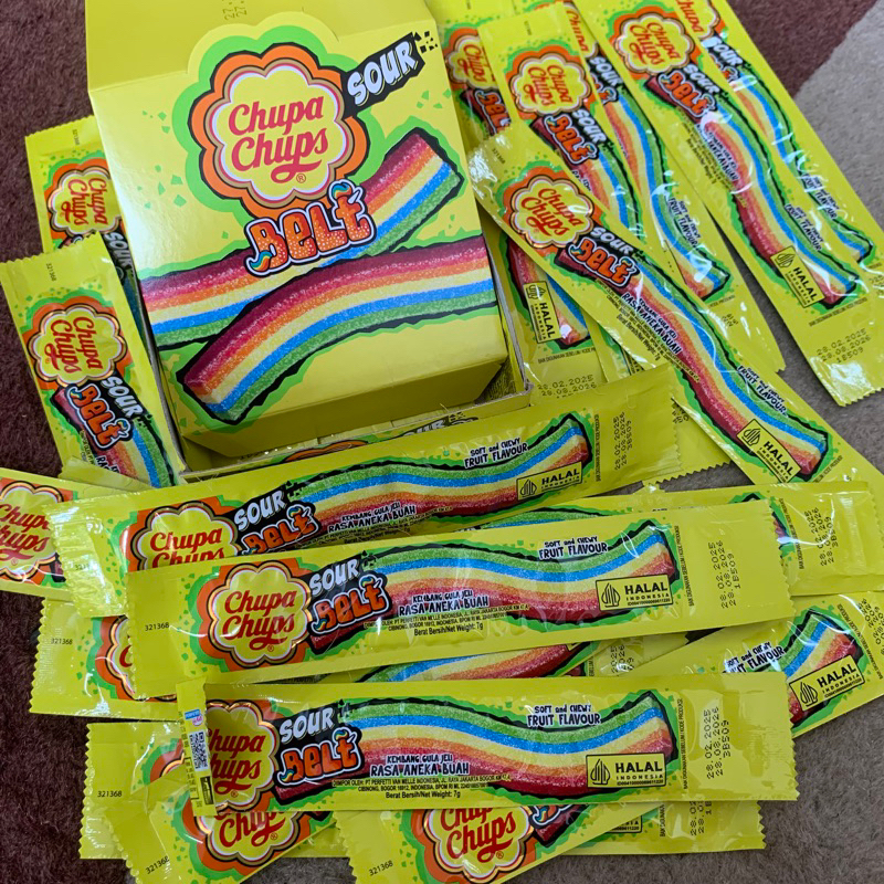 

Chupa Chups Sour Belt Permen Asem