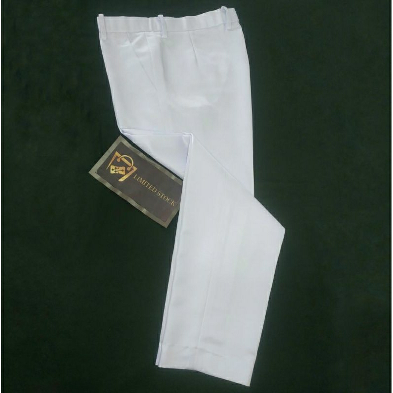 [BEKAS] GOLDY OUTFIT Peaky Series Celana Formal Pria Bahan Putih