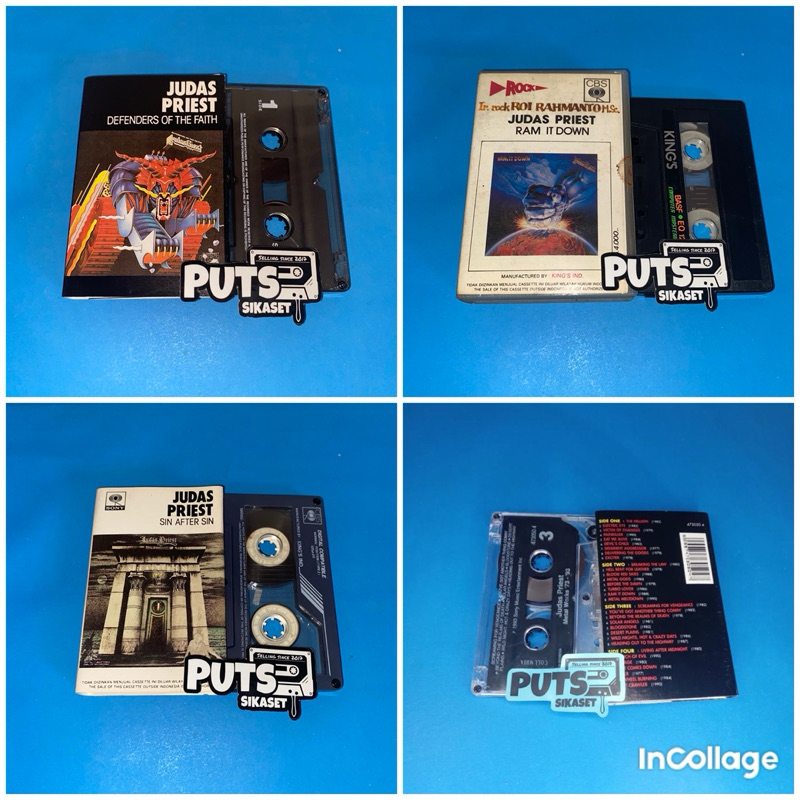 kaset pita Judas Priest - Berbagai Macam Album