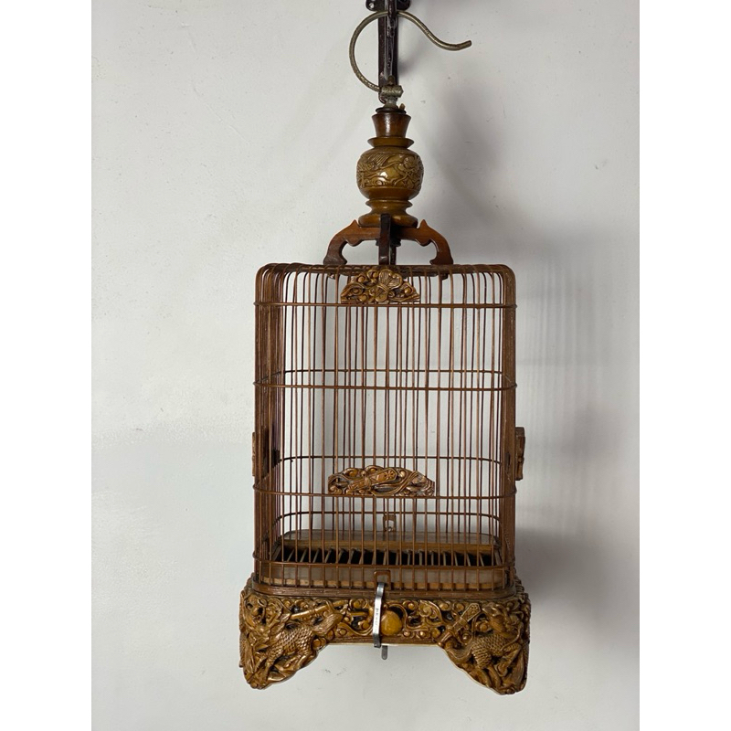 SANGKAR CUNGKOK KOTAK UKIR BEKAS