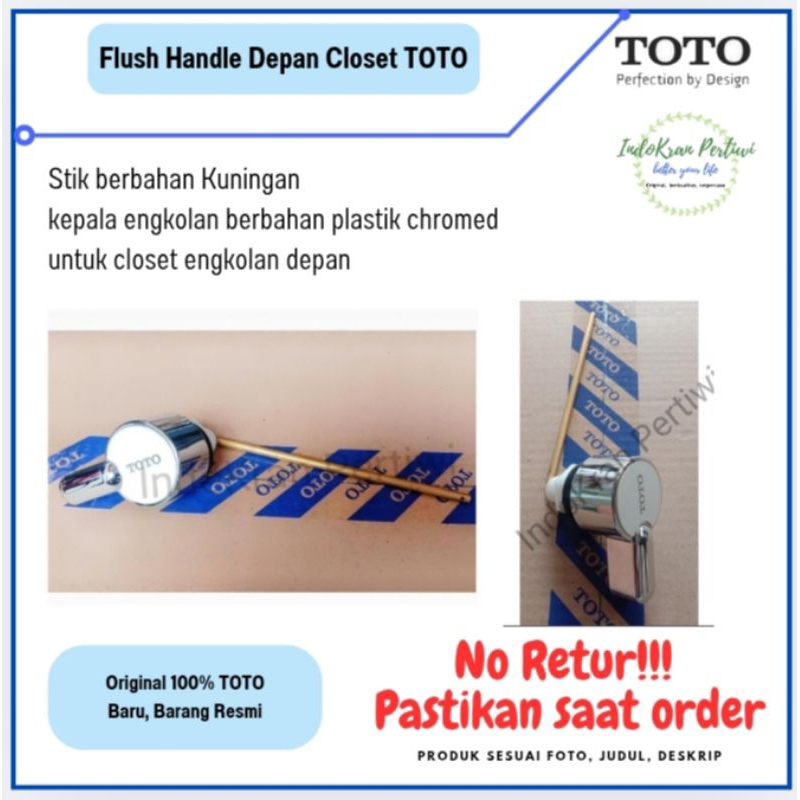 Handle Depan Closet TOTO/Engkol Flush Depan Closet TOTO/Engkolan Depan Closet TOTO/Spare Part TOTO
