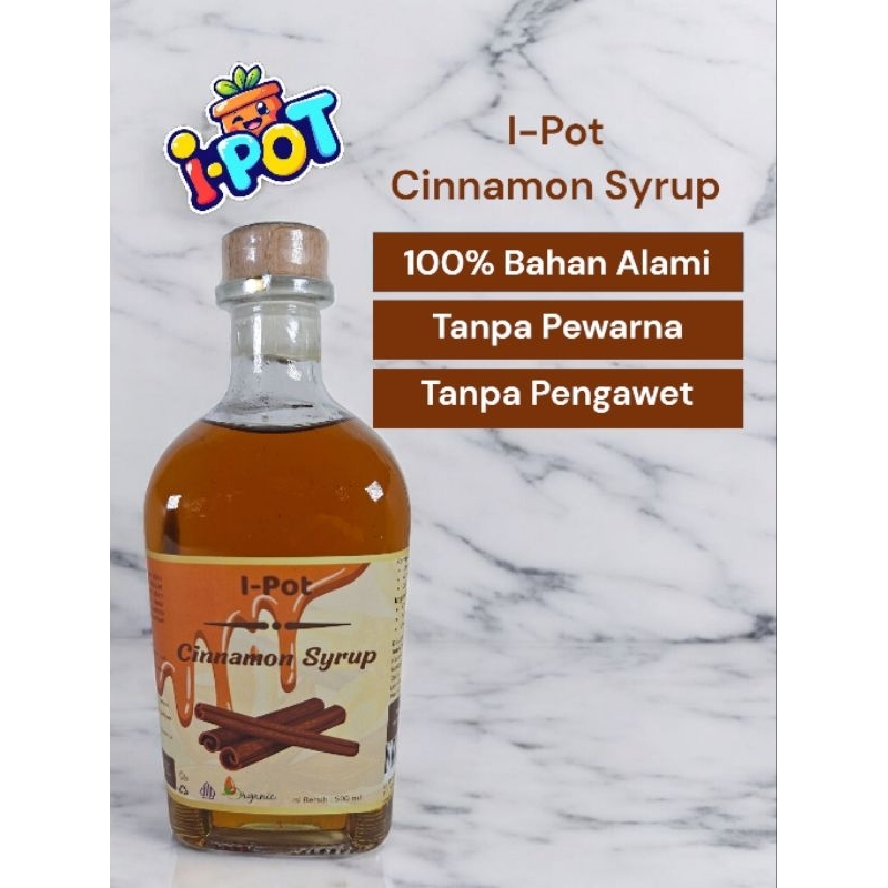 

Cinnamon Syrup I-POT 500ml, Sirup Kayu Manis Dengan 100% Bahan Alami