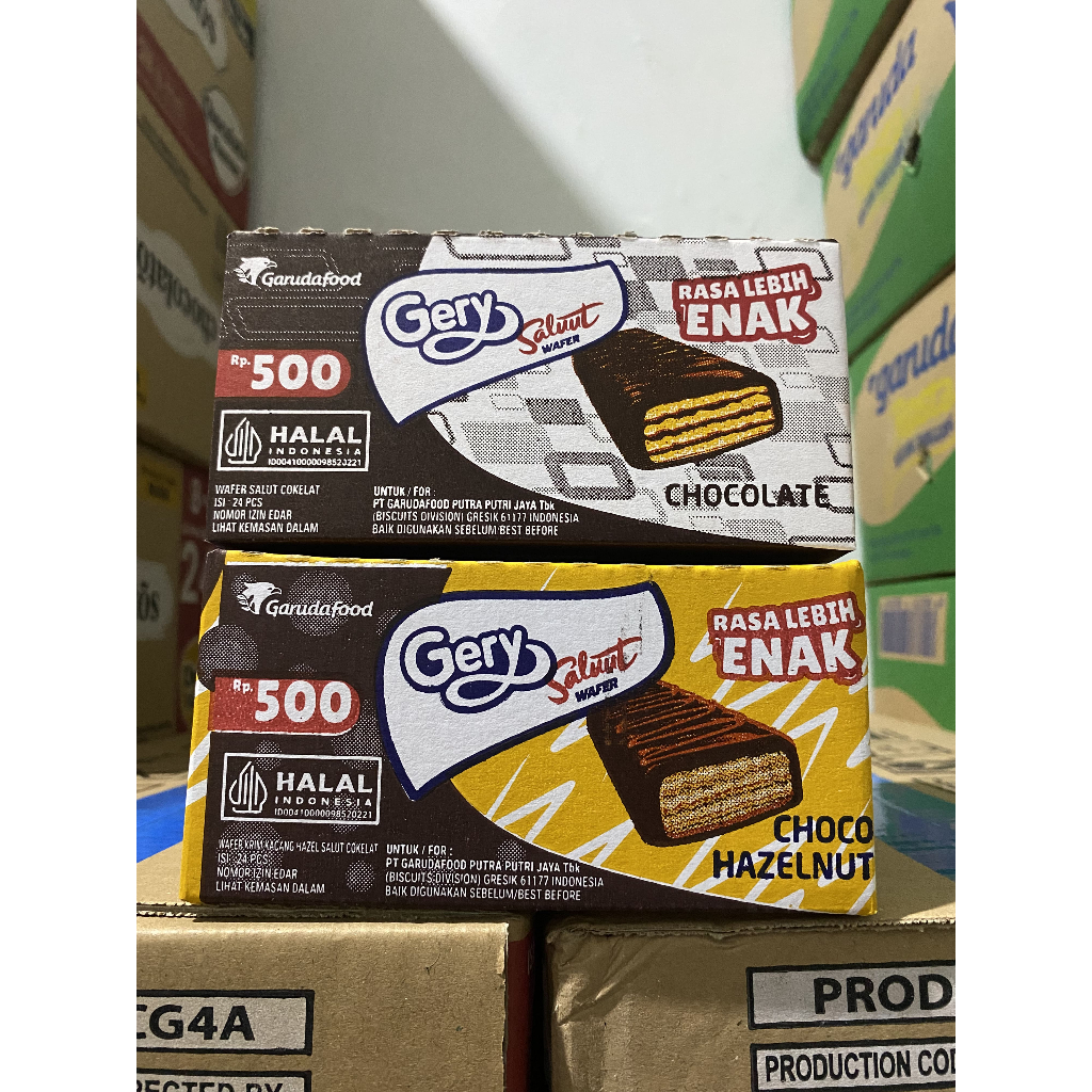 

Gery Salut Choco Hazelnut Wafer Snack (24 Pieces)