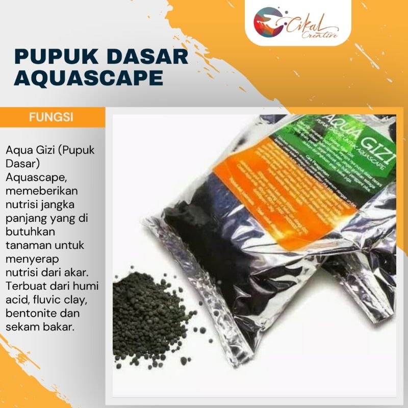 Pupuk Dasar Aquascape / Aqua Gizi / Aquascape
