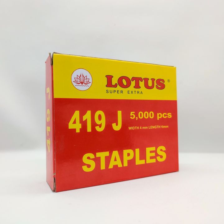

Staples 419 J Lotus / Paku Tembak Angin 419 J Lotus
