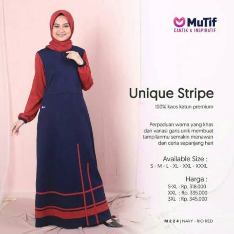 DISKON 50% Gamis Mutif M224 Gamis Kaos Wanita Dewasa Simple