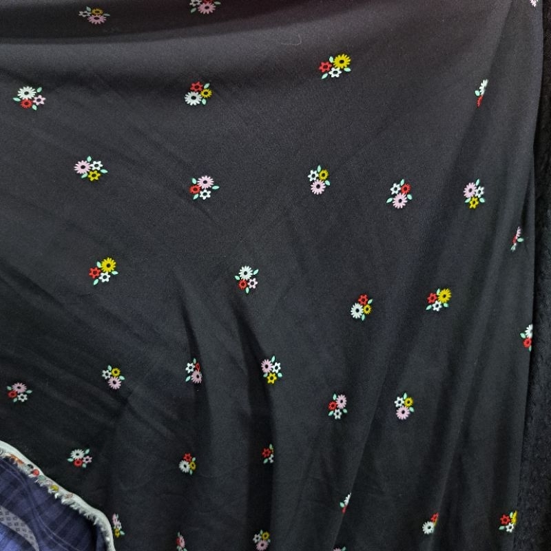 kain bahan katun motif | kain katun paris motif bunga | kain katun paris impor motif bunga