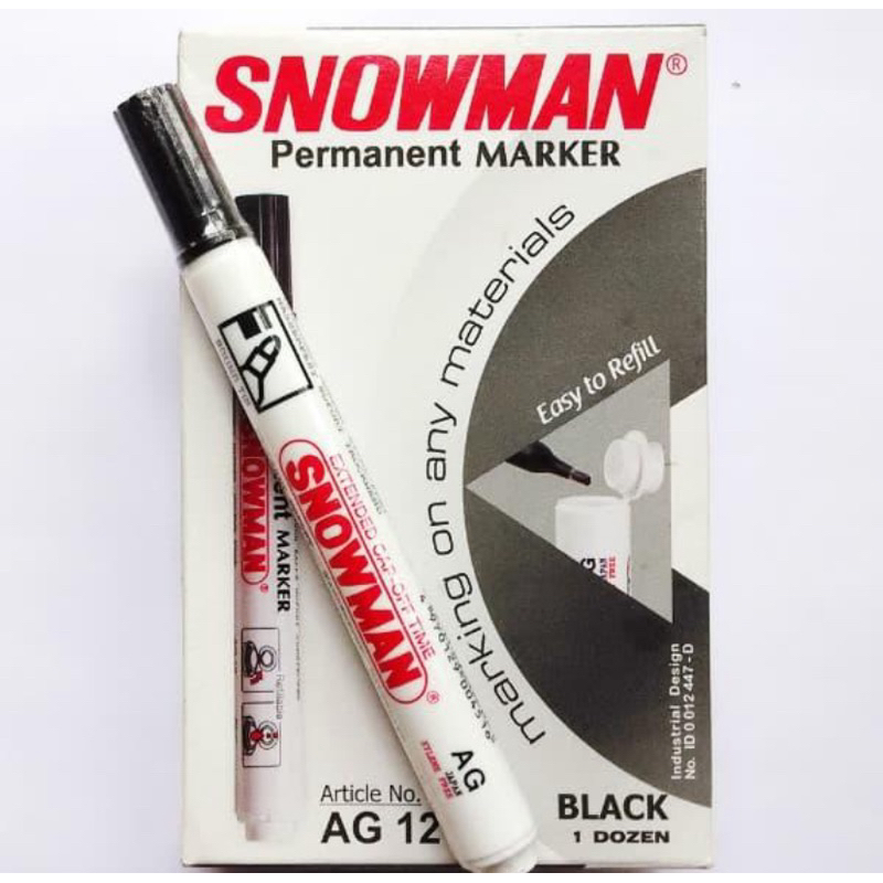 

Snowman Permanent Marker
