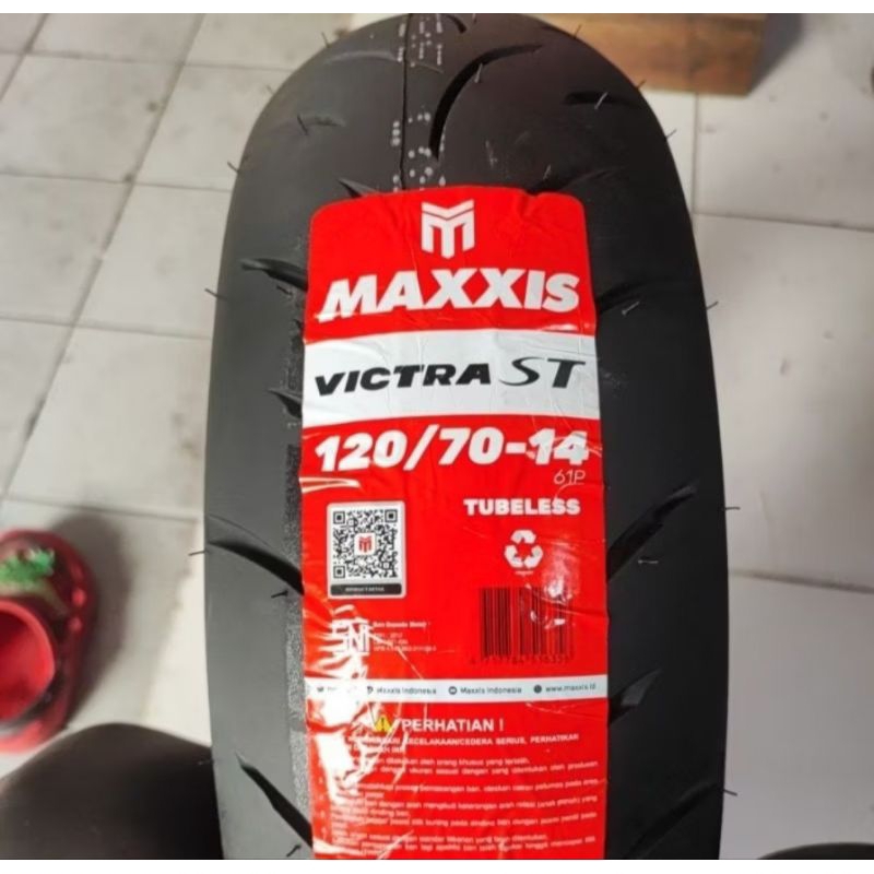 BAN MAXXIS VICTRA 120/70-14 TUBLES/BAN MAXXIS BELAKANG PCX150/BAN LUAR MAXXIS BELAKANG NEW VARIO160/