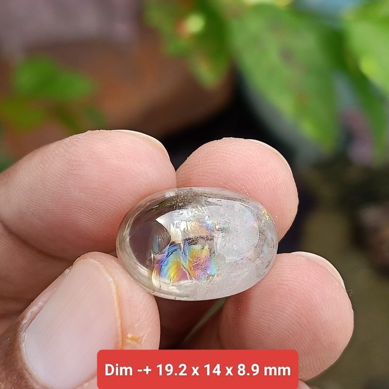 batu kecubung pelangi asli Kalimantan