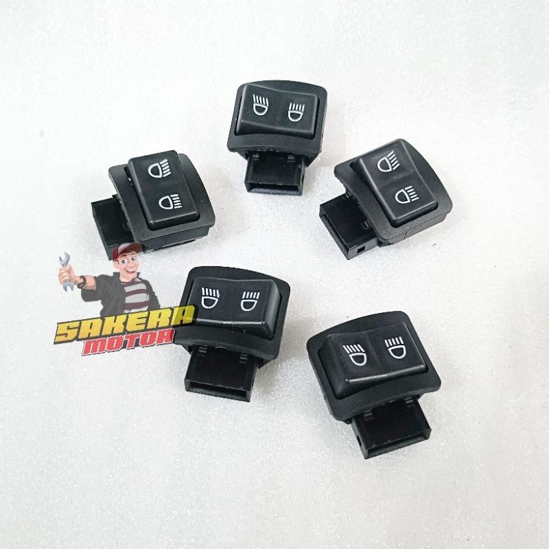 Tombol dim saklar Supra x 125/tombol dim lampu Suprax 125