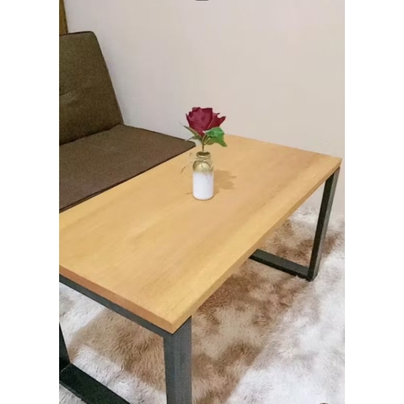 meja minimalis / papan kayu / meja tamu / meja laptop