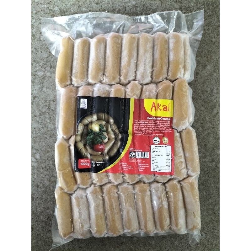 

Sosis Ayam Cocktail Akai 1 kg (66pc)