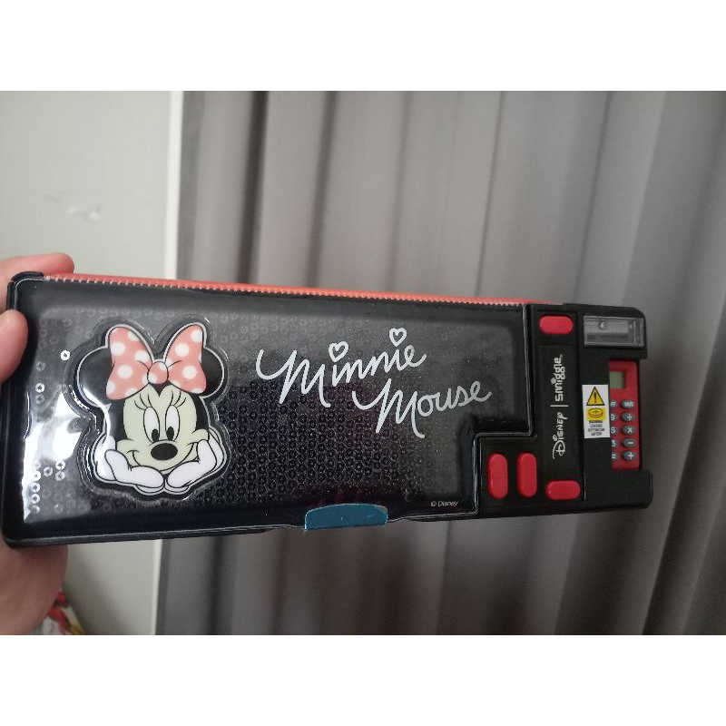 

smiggle pencil case minnie mouse pop out new original baru asli kotak pensil girl anak perempuan alat sekolah ada rautan kalkulator