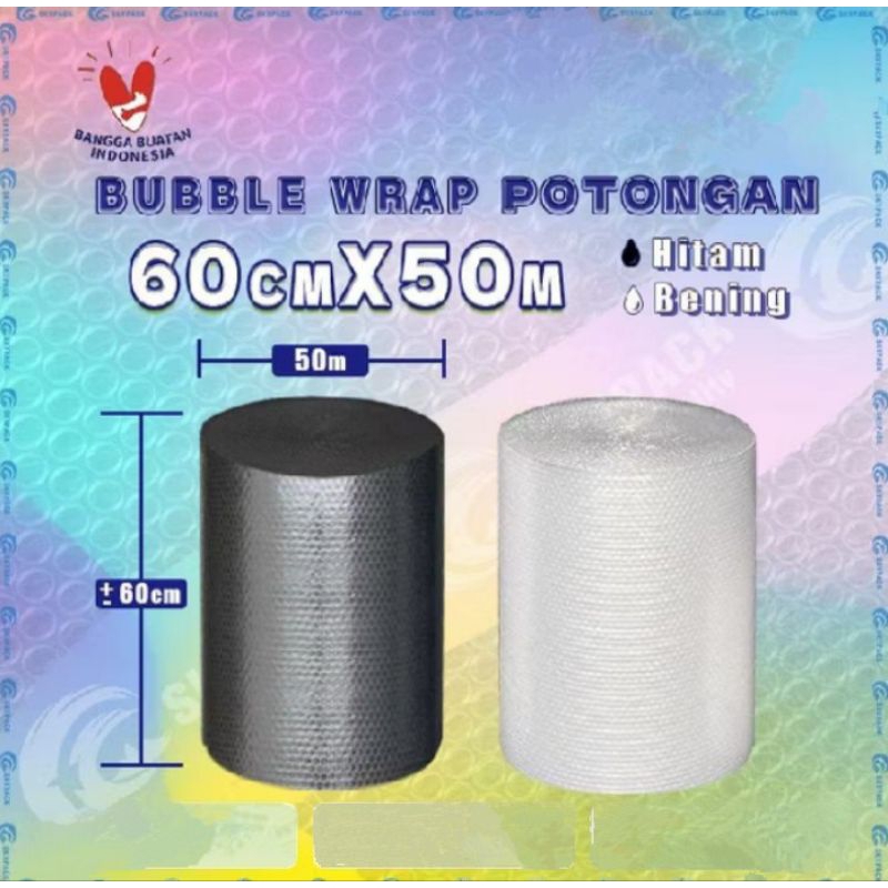 

Q (Q12) BUBBLE WRAP UKURAN SEDANG 60CM X 50 M