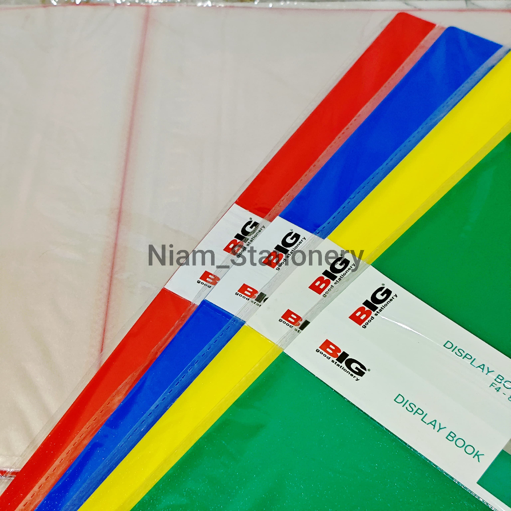 

Azka SATUAN ( 1 PCS ) Display Book / Document Keeper / Map Clear Holder Folio F4 Big 40 Lembar