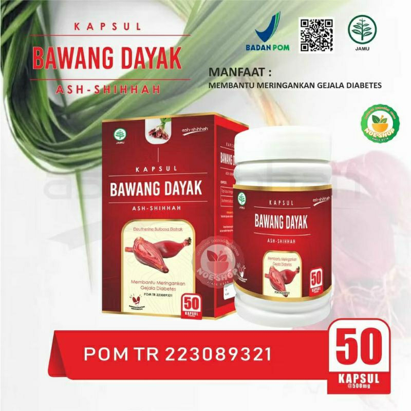 Kapsul Bawang Dayak Ekstrak Bawang Dayak isi 50 Kapsul Oriiginal