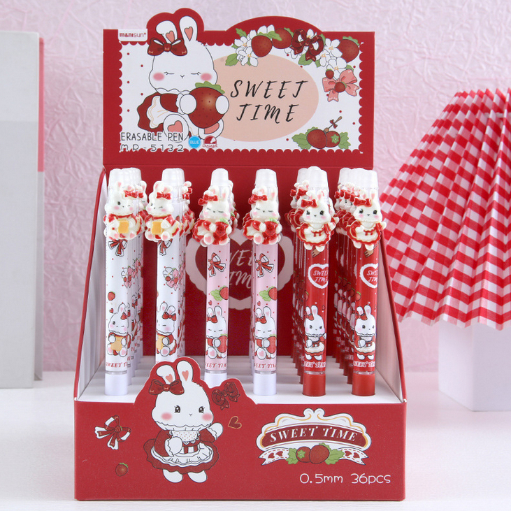 

[ORGM] BISA DIHAPUS | Pena Erasable bisa Dihapus Motif Miffy Sweet Time Cantik Premium