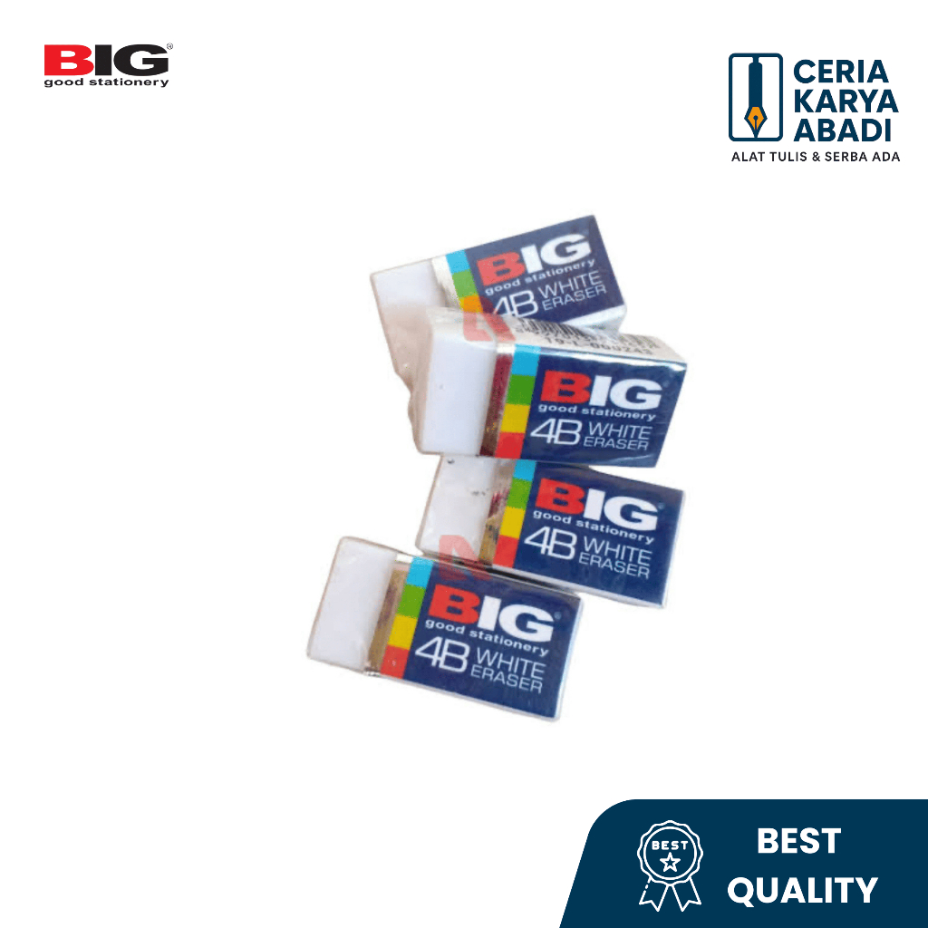 

[CERIA KARYA ABADI] - BIG BUNDLE HEMAT 10 PCS PENGHAPUS PUTIH (4B) ER-9401