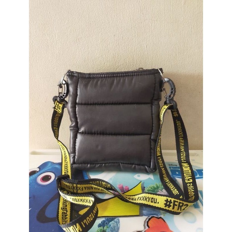 puffy sling bag