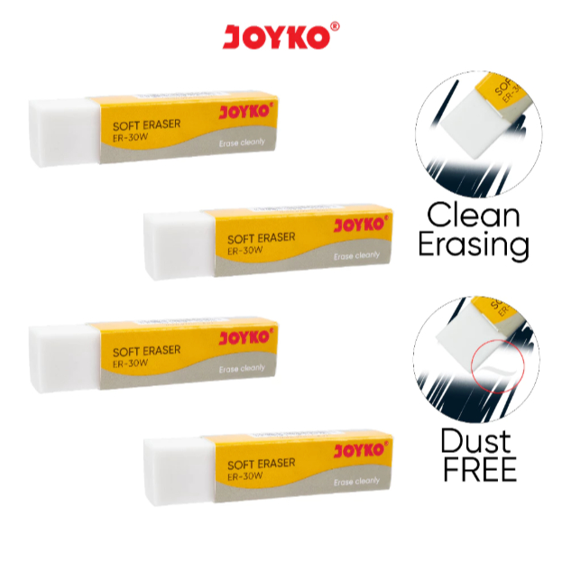 

Eraser / Penghapus Joyko ER-30W - Hitam/Putih