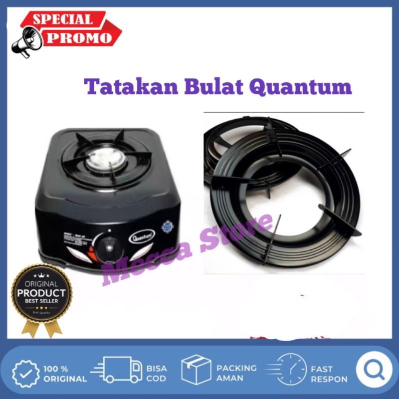TUNGKU/TATAKAN/NAMPAN KOMPOR GAS KAKI 5 QUANTUM QGC-201 DMBP/KOMPOR GAS 2 TUNGKU