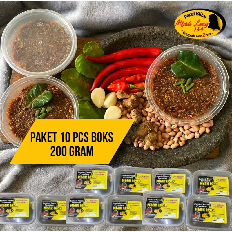 

Paket Hemat Sambel Pecel boks