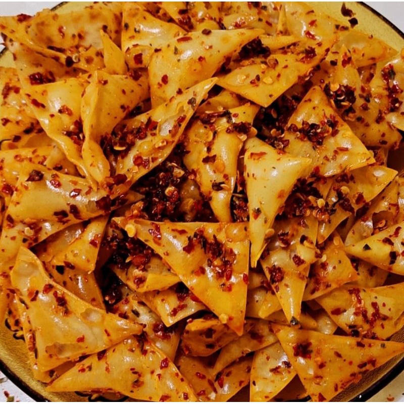 

PROMO Keripik Pangsit 500 gr | Spicy Snack | Renyah Pedas Gurih | Halal
