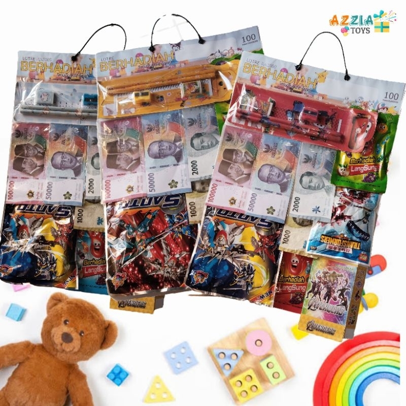 LOTRE BERHADIAH Pasangan Alat tulis 100pcs Semua dapat Hadiah [BACA DESKRIPSI]
