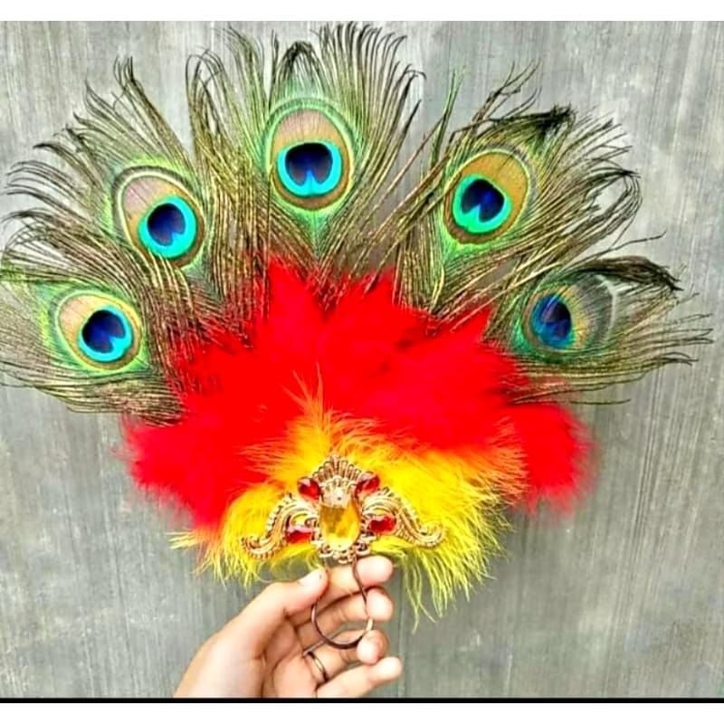 Tusuk Konde Bulu Merak/Tusuk Udeng Srenggi/Tusuk Udeng Jaranan/Aksesoris Jaranan