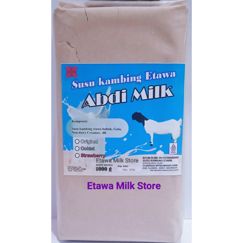 

Susu Kambing ETAWA Rasa Coklat Isi 1kg