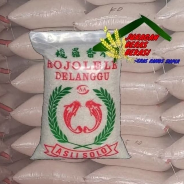 

BERAS ROJOLELE DELANGGU ASLI SOLO 5KG,10KG,20KG