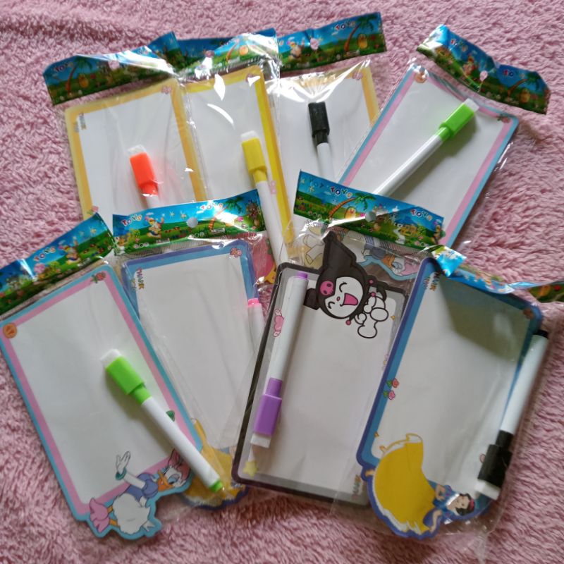 

NC- Mainan Papan Tulis Spidol Karakter/ Papan Tulis Kertas/ Hampers Ulang Tahun Anak