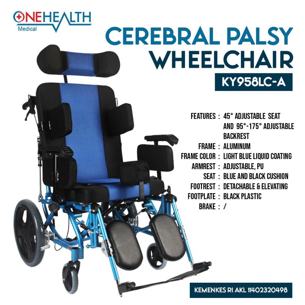 Kursi roda cerebral palsy anak onehealt