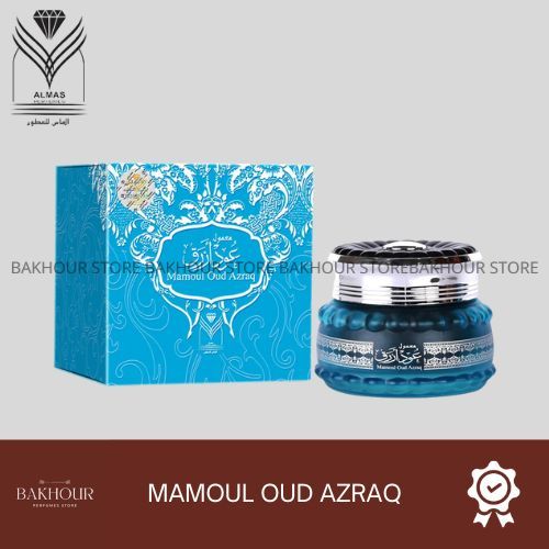 Dupa Bukhur Bakhoor Bukhoor Arab Saudi MAMOUL OUD AZRAQ by ALMAS PERFUMES Original