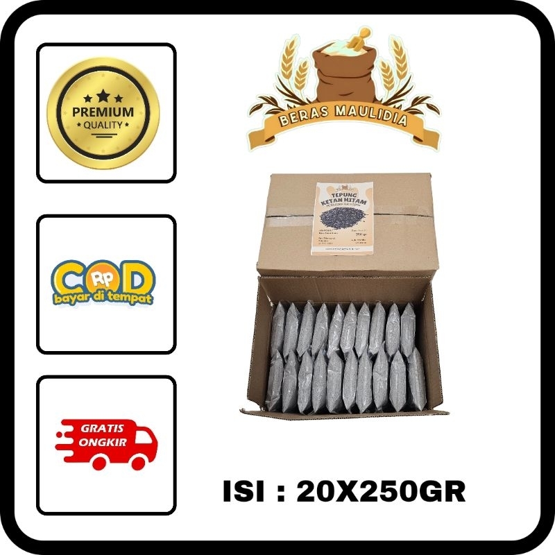 

(1 Dus) Tepung Ketan Hitam 100% Beras ketan hitam