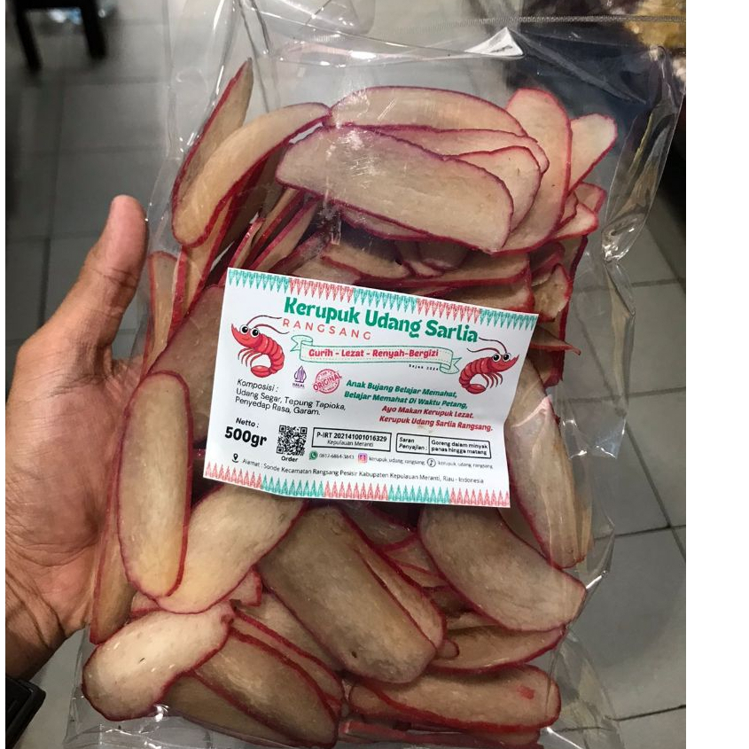 

KERUPUK UDANG SARLIA SELATPANJANG 100 DAN 500 GRAM