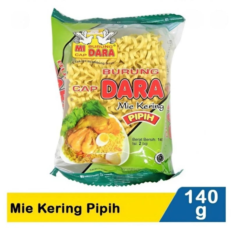 

Burung Dara Mie Kering Pipih 140G