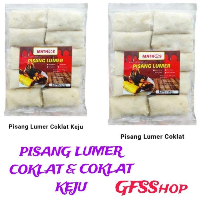 

Kode C. Mathos Pisang Lumer Cokelat / Lumer Cokelat Keju Frozen isi 10, Halal