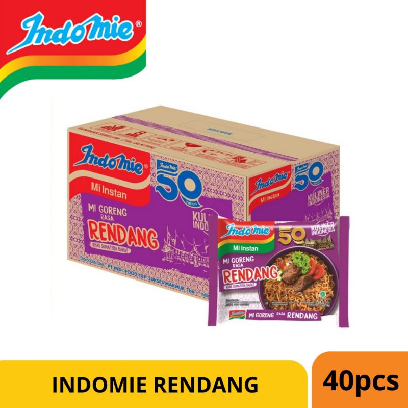 

Indomie Goreng Rendang Dus/Kartonan isi 40pcs