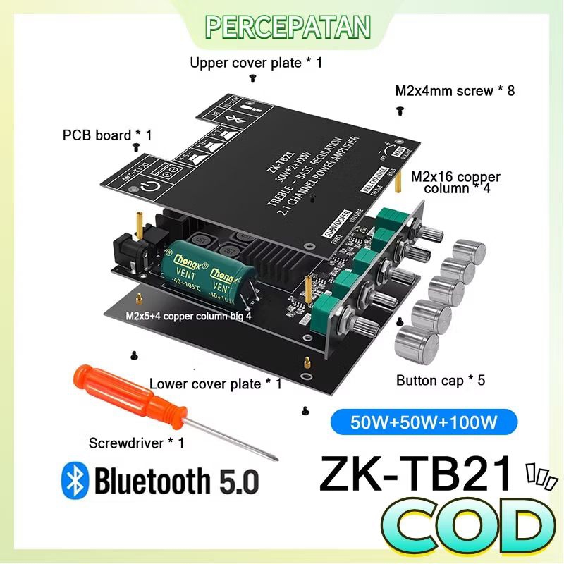 ZKTB21  CHIP ORIGINAL TPA3116D2