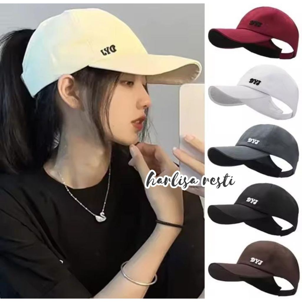 Topi Baseball Wanita Style Korea Cantik Topi Sport Olahraga Golf Cap Anti Panas Topi Wanita Jilbab
